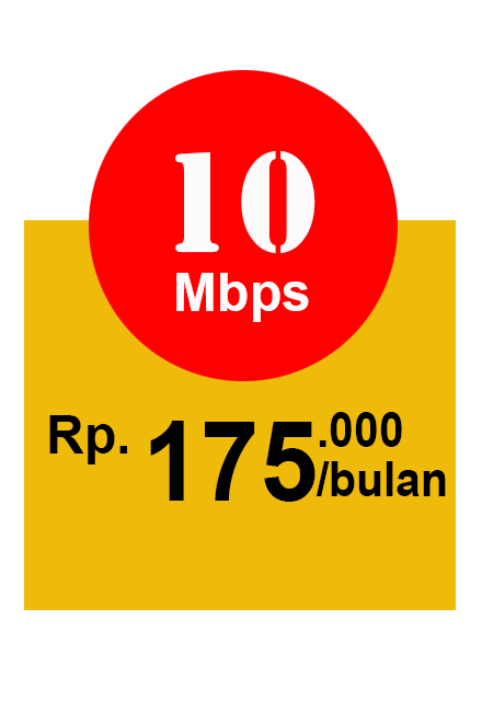 Internet Retail Home 10 mbps